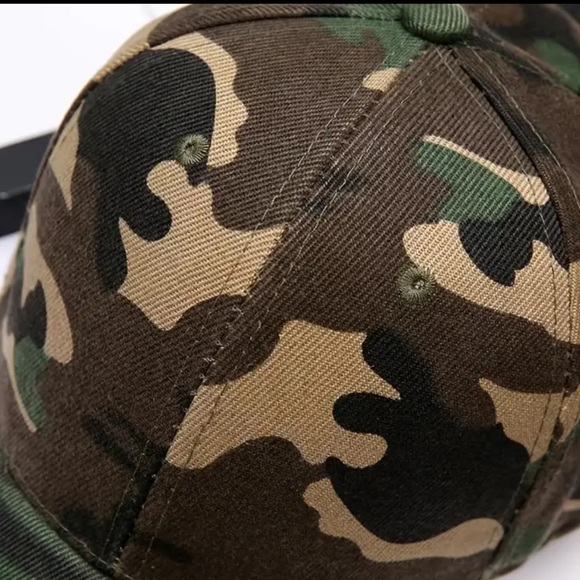 Camouflage Print Baseball Cap Hat - Picture 5 of 5